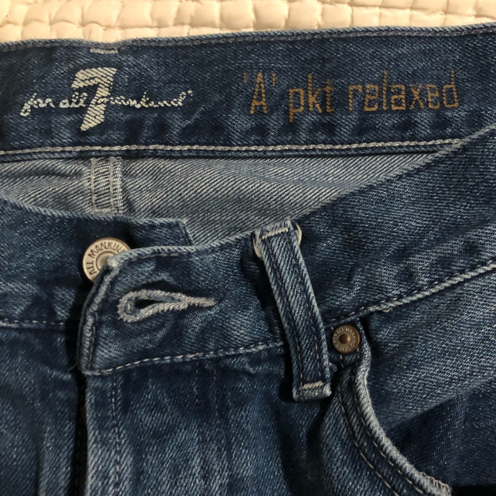 7 for all man kind jeans size 33